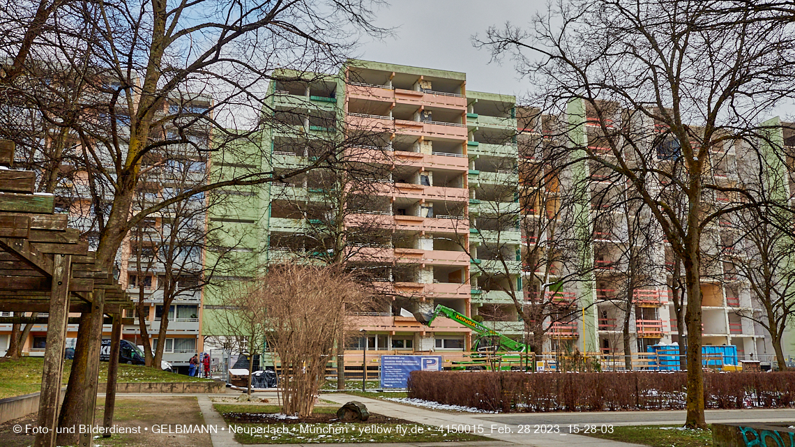 28.02.2023 - Sanierung in der Kurt-Eisner Straße Neuperlach